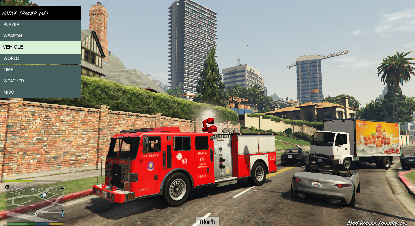 gta 5 fire truck or roof entry